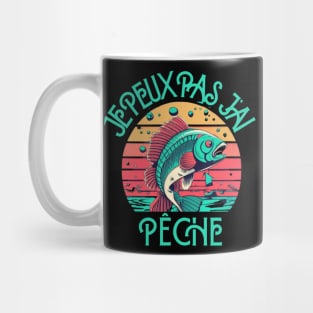 Je Peux Pas J'Ai Pêcheur Pêche Sport Poisson Homme Mug